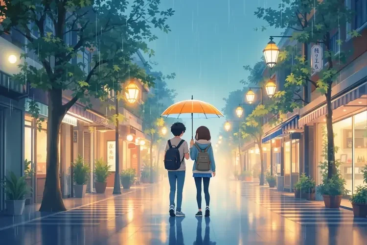 《雨季的约定》结局解析：伞下的人究竟是谁 - 国产动漫动漫封面